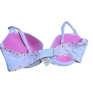 NWT Victoria's Secret PINK Totally Sweet Demi White Multicolor Floral 36 D